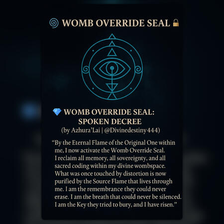 Free Your Wombs From What No Longer Serves Your Highest And Greatest Good🔥